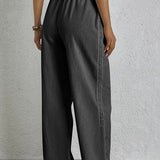 Shania - Pantaloni Casual con Bottoni