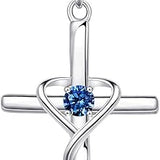 Collana con Croce di Zaffiro