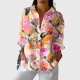 Blusa leggera e colorata con stampa