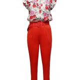 Florabel - Completo Elegante con Maniche Volanti
