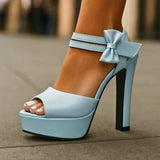 Scarpe con Tacco Alto Bella Fiocco