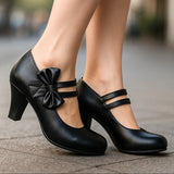 Scarpe con tacco Bella a fiocco