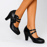 Scarpe con tacco Bella a fiocco