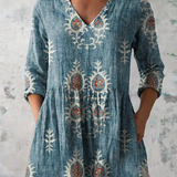 Elise | Blusa Lunga con Collo a V