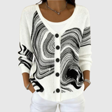 Cardigan in Maglia Confortevole Bottonato