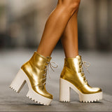 Stivali con platform Haley