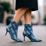 TACCHI DANICA IN DENIM TESSUTO