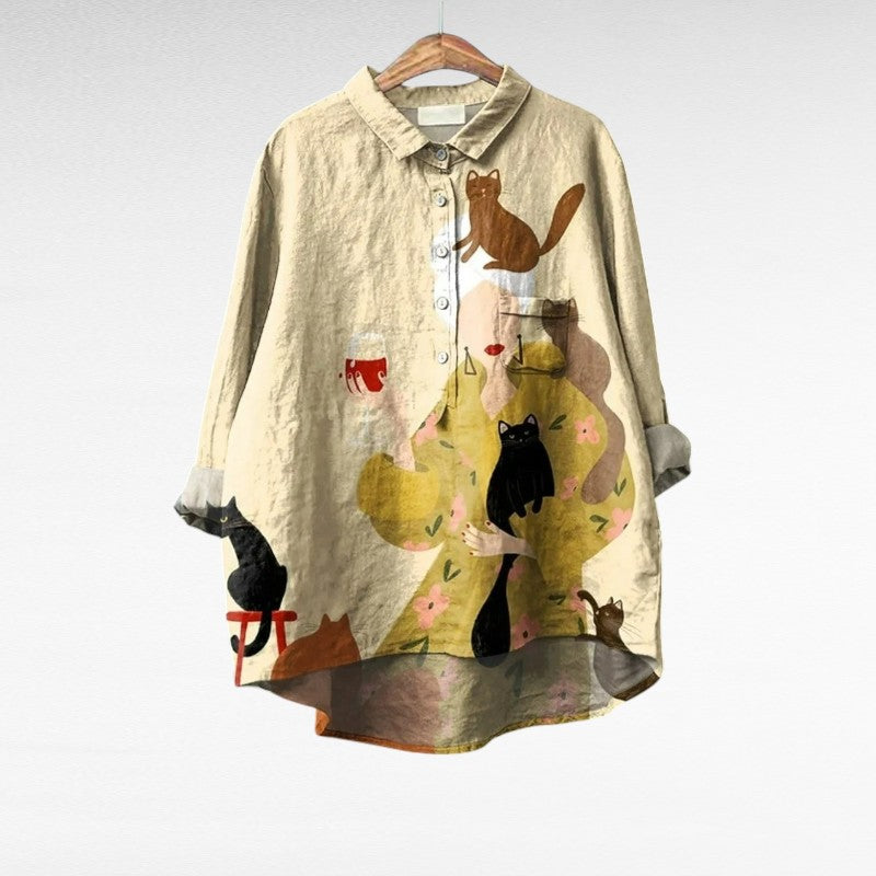 Ariane | Blusa elegante estiva