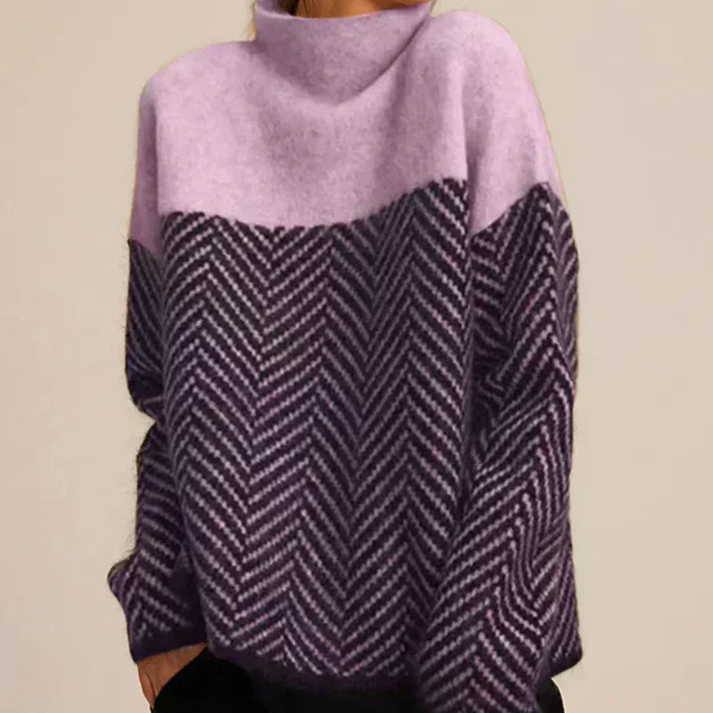 Norah | Maglione in Cotone con Collo Alto
