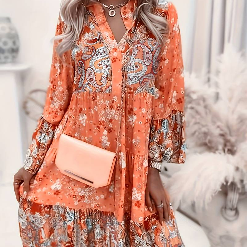 Eira - Abito Boho Stampato