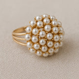 Anello con Perle Intarsiate