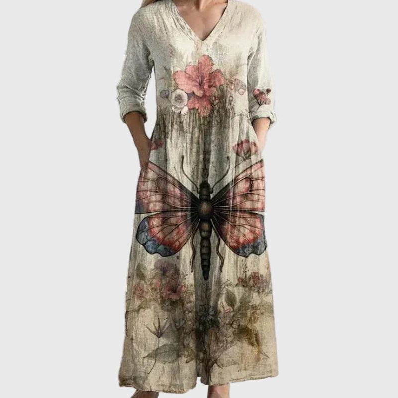 Saule | Abito Maxi Eleganza Graziosa