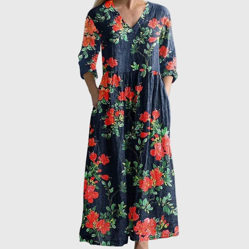 Saule | Abito Maxi Eleganza Graziosa