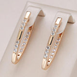 Orecchini in Zirconia Eleganti in Oro