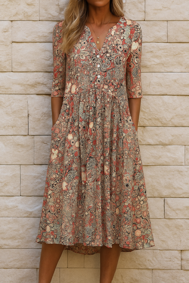 Harlow | Abito Elegante con Scollatura a V