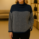 Norah | Maglione in Cotone con Collo Alto