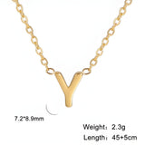Collana con Iniziale in Oro Chic Love Letter