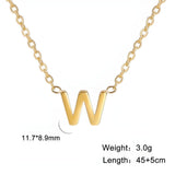 Collana con Iniziale in Oro Chic Love Letter