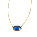 Collana Ovale Classica con Zaffiro