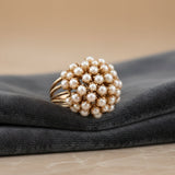Anello con Perle Intarsiate
