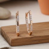 Orecchini in Zirconia Eleganti in Oro