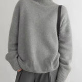 Amaya | Maglione Collo Alto in Cashmere Lussuoso