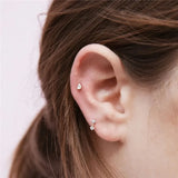 Brillante Piercing Labret in CZ Bianco (16G)