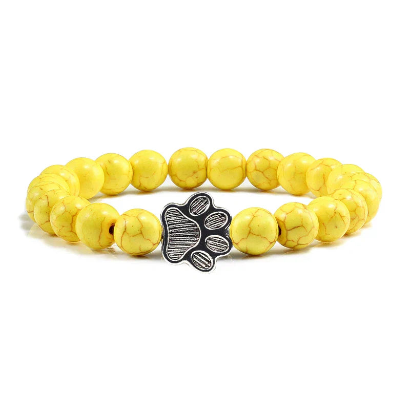 Bracciale con Paws di Pietre Naturali