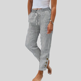 Raquelle - Pantaloni Rayé Casual
