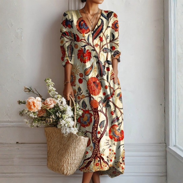 Kendra™ - Abito bohemien a fiori