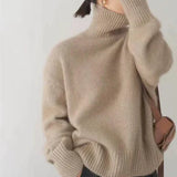 Amaya | Maglione Collo Alto in Cashmere Lussuoso