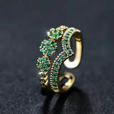 Anello Corona di Smeraldo
