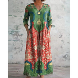 ELEANOR | ABITO MAXI FLOREALE VINTAGE