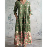 ELEANOR | ABITO MAXI FLOREALE VINTAGE