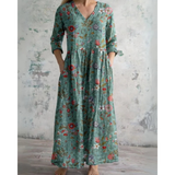 ELEANOR | ABITO MAXI FLOREALE VINTAGE