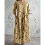 ELEANOR | ABITO MAXI FLOREALE VINTAGE