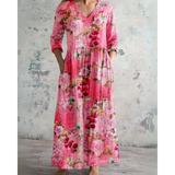 ELEANOR | ABITO MAXI FLOREALE VINTAGE