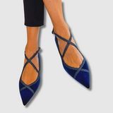 Noëlle™ | Mocassini Chic Blu Marino