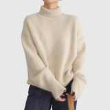 Amaya | Maglione Collo Alto in Cashmere Lussuoso