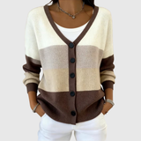 Cardigan in Maglia Confortevole Bottonato