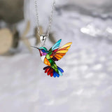 Collana Colorata con Colibrì
