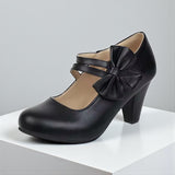Scarpe con tacco Bella a fiocco