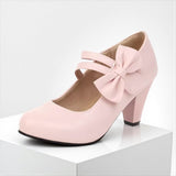 Scarpe con tacco Bella a fiocco