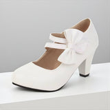 Scarpe con tacco Bella a fiocco