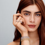 Bracciale Cubano Pave | Oro