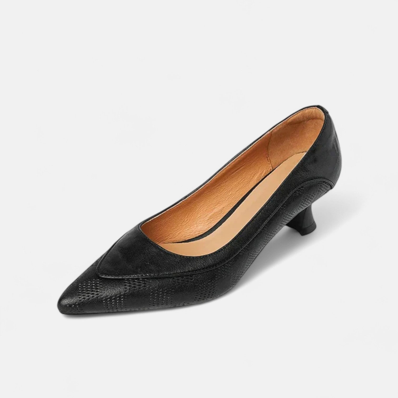 Décolleté in pelle Amara