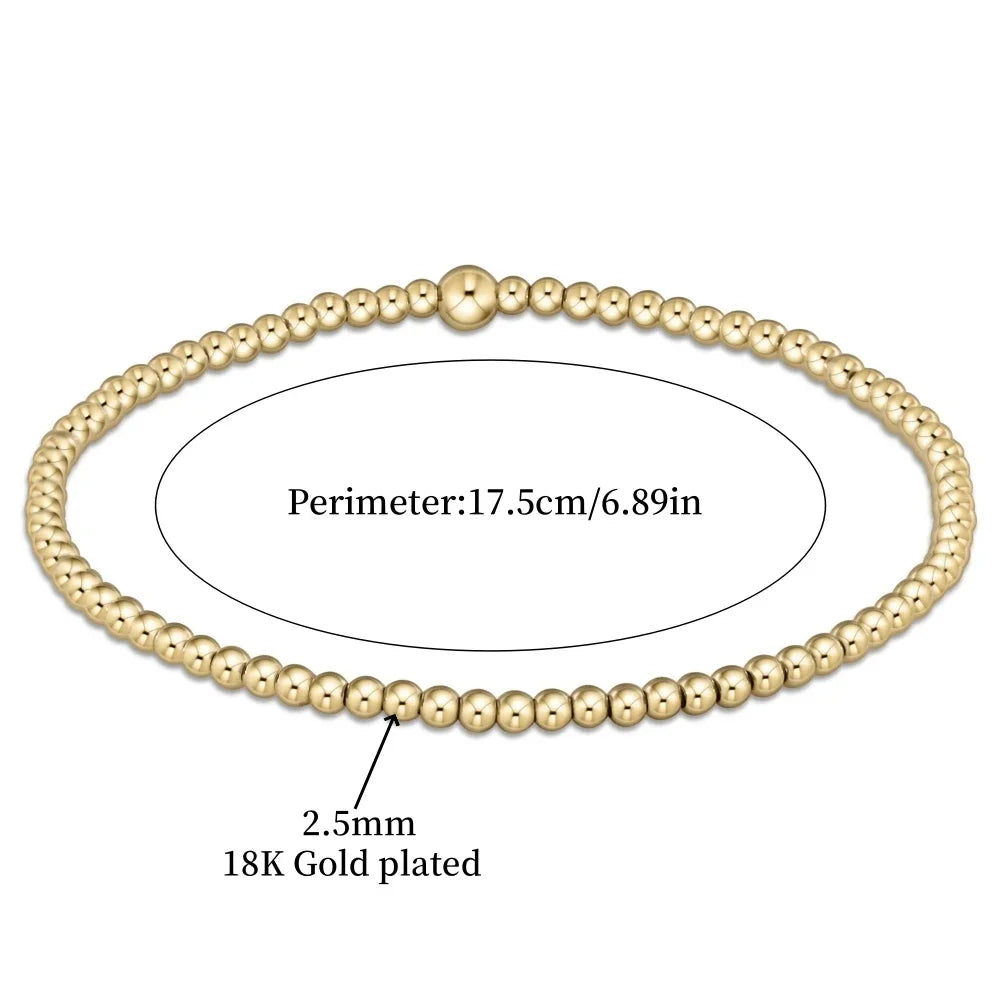 Bracciale Chic in Oro e Turchese con Perline