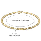 Bracciale Chic in Oro e Turchese con Perline