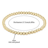 Bracciale Chic in Oro e Turchese con Perline