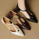 VANESSA MAE SCARPE CON TACCO IN PELLE VERA